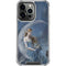 Fairy with Black Cat Sitting on Moon by Nene Thomas iPhone 16 Pro Clear Case